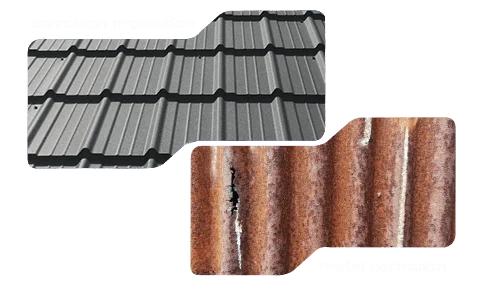 Corrosion protection vs metal corrosion